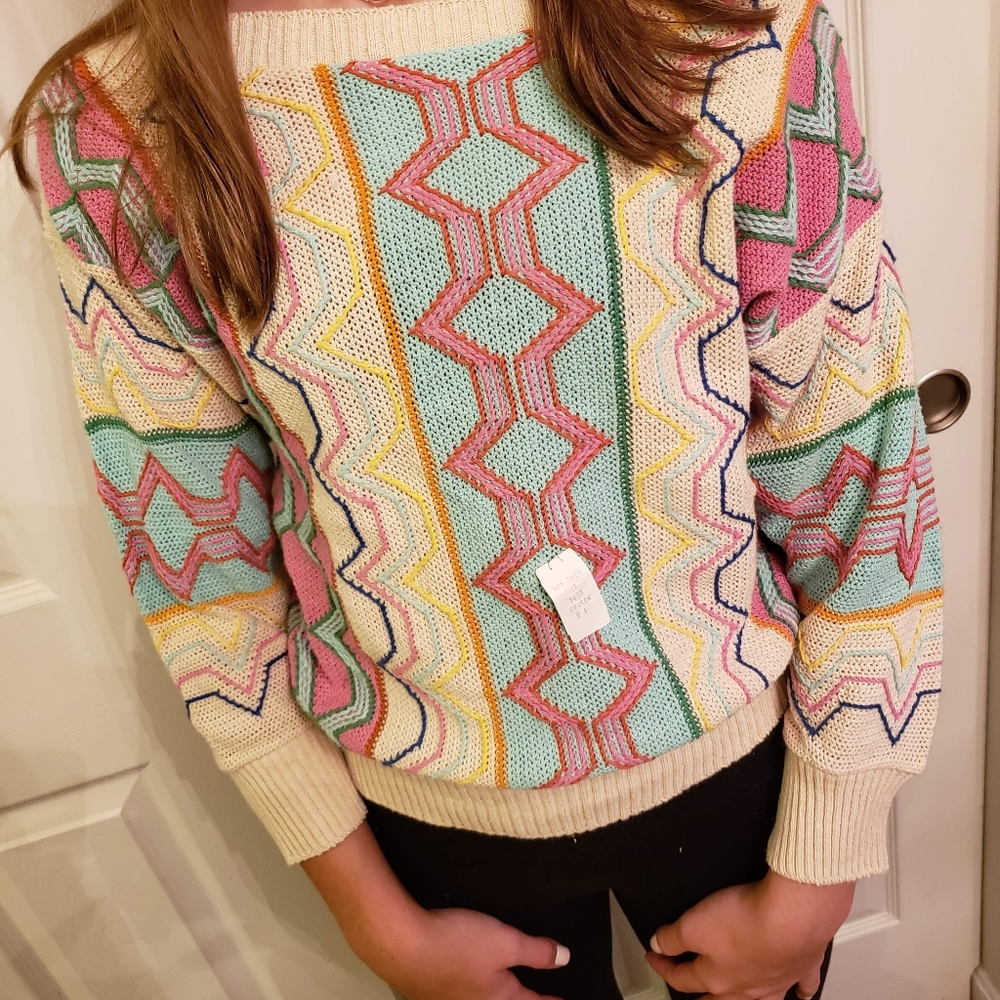 Girl's Vintage 60s 70s Sweater